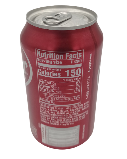 Dr. Pepper Lata 355ml.