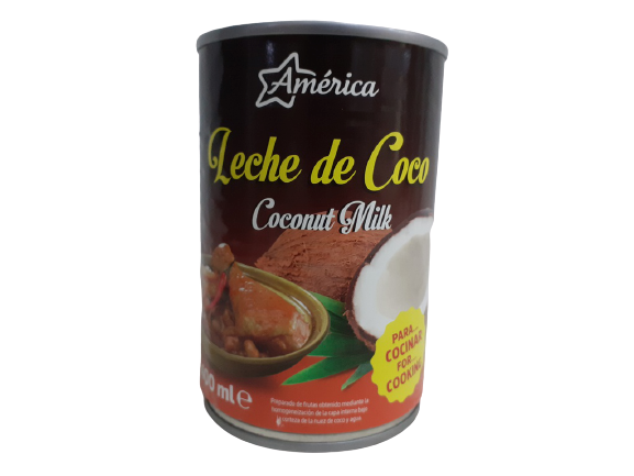 Leche de Coco América Lata Coconut 400Gr
