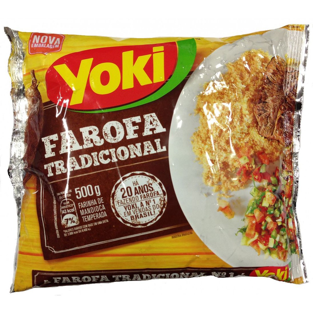 Farofa Tradicional Yoki 500Gr