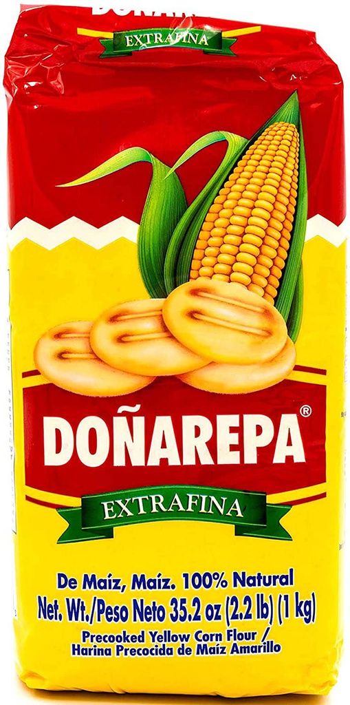 Harina Doña Arepa Amarilla 1Kg