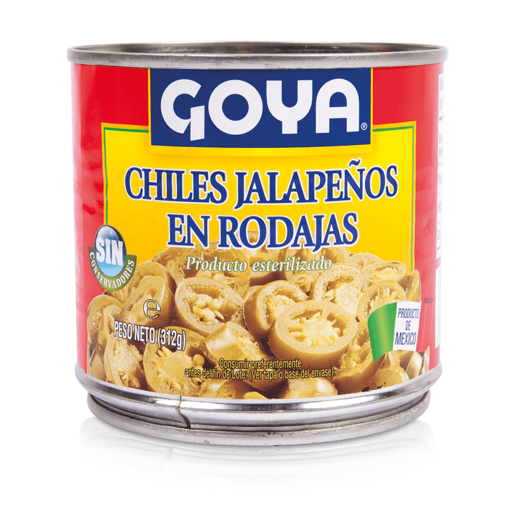 Chiles Jalapeños Rodajas Goya 312Gr