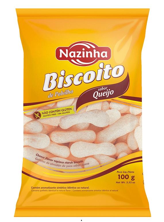 Biscoito de Pilviho Queso Nazinha 100Gr