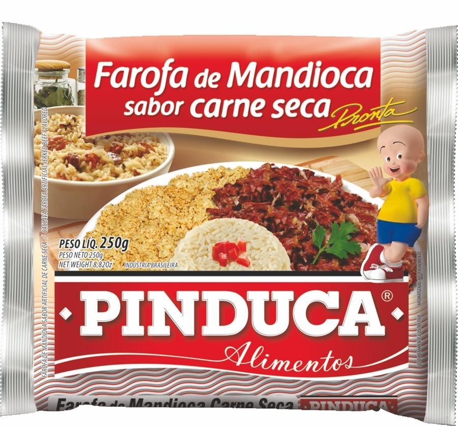 Pinduca Farofa  carne Seca 250Gr