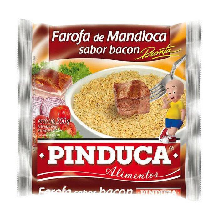 Pinduca Farofa Bacon 250Gr