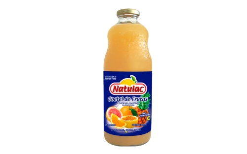 ZUMO &quot;JUGO&quot; COCTEL FRUTAS CRISTAL NATULAC