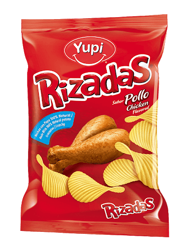 Papas Rizadas Pollo 115Gr