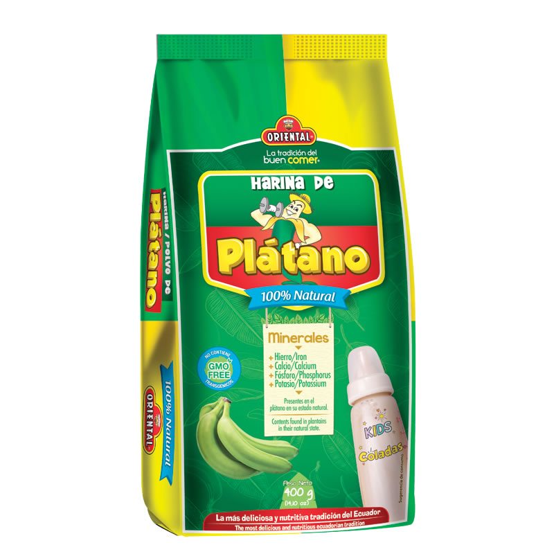 Harina De Platano Oriental 400Gr