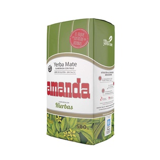 Yerba Mate Amanda Verde Compuesta 500Gr