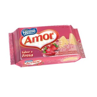 Galleta Amor Wafer Fresa 100Gr