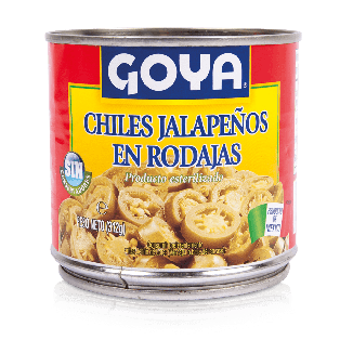 Chiles Jalapeños Rodajas Goya 312Gr