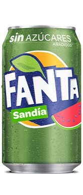 Fanta Sandia Sin Azucar Lata 330Ml