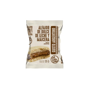 Alfajor GUSTO ARGENTINO Maicena 35Gr